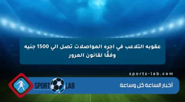 عقوبة التلاعب في أجرة المواصلات تصل إلى 1500 جنيه وفقًا لقانون المرور